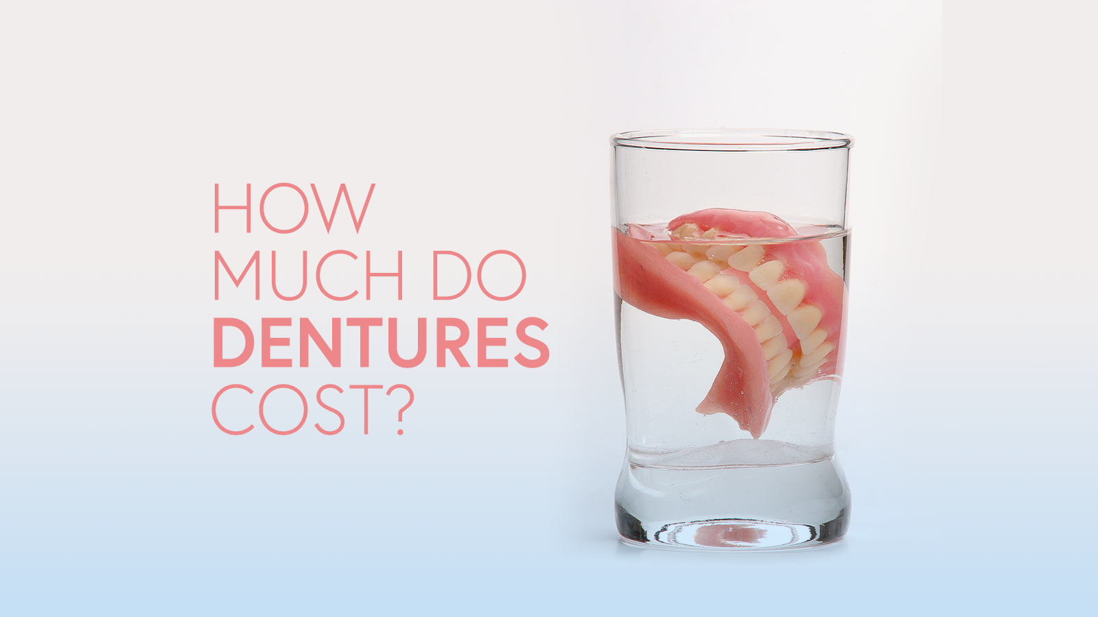 Dentures in a cup