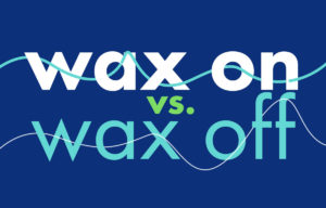 Text as image: wax on vs. wax off